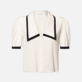 FRAME - Sailor Blouse -- Cream Multi