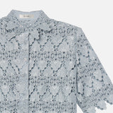 FRAME - The Lace Button Up Shirt -- Sky Blue