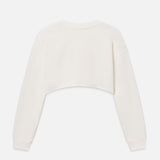 FRAME - Sotheby’s Women's Cropped Sweatshirt -- Cream