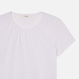 FRAME - The Gathered Tee -- White