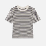 FRAME - The Baby Tee -- Navy Multi
