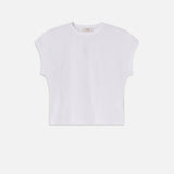FRAME - The Muscle Tee -- Powder Blue Multi