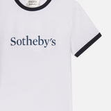 FRAME - Sotheby’s Women's Ringer Baby Tee -- White Multi