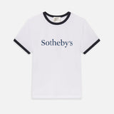 FRAME - Sotheby’s Women's Ringer Baby Tee -- White Multi