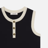 FRAME - The Mixed Dress -- Indigo