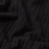 FRAME - The Sheer Stripe Sweater -- Black