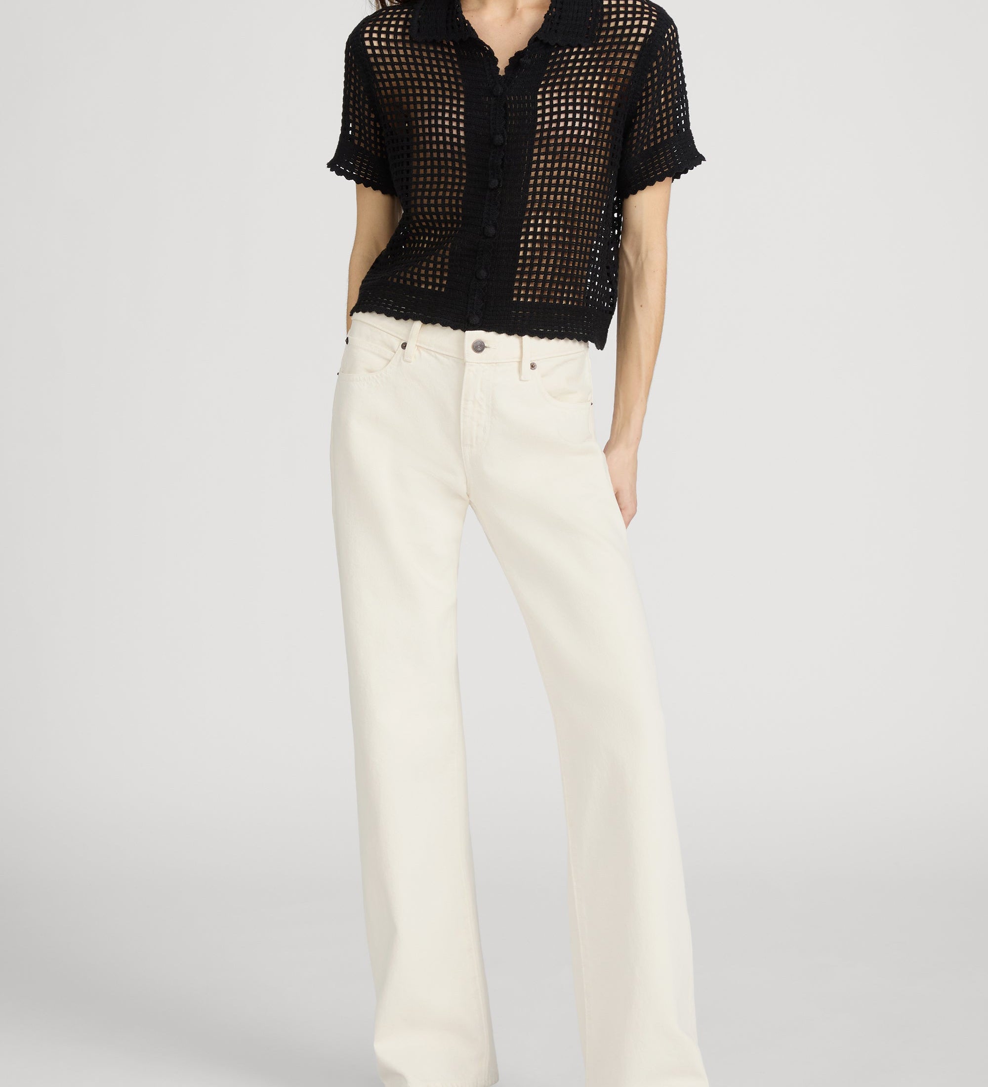 FRAME - The Crochet Top
