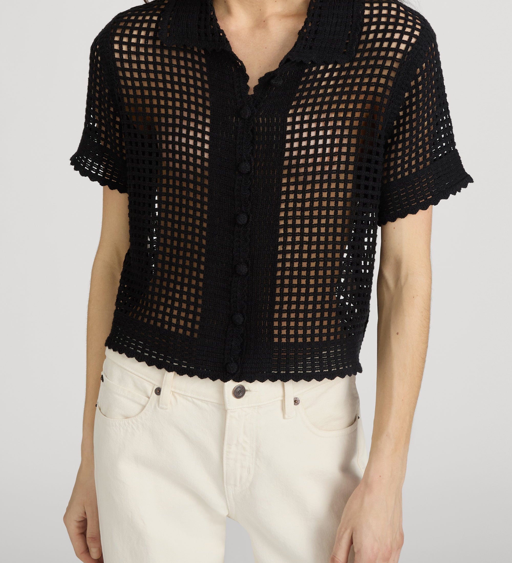 FRAME - The Crochet Top