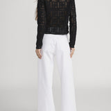 FRAME - The Crochet Cardi -- Black