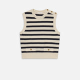 FRAME - The Harbor Vest -- Navy Multi