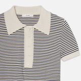 FRAME - The Graduate Polo -- Navy Multi