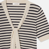 FRAME - The Sailor Tie Cardi -- Navy Multi