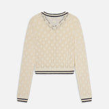 FRAME - The Rookie Cardi -- Cream Multi
