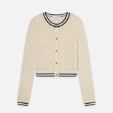 FRAME - The Rookie Cardi -- Cream Multi