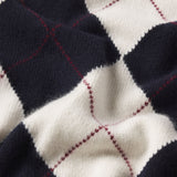 FRAME - Sotheby’s Women's Argyle Vest -- Navy Multi