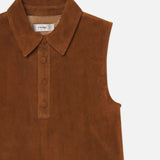 FRAME - The Suede City Shift -- Sepia
