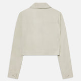FRAME - The Button Front Jacket -- Soft Mint