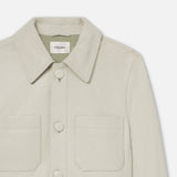 FRAME - The Button Front Jacket -- Soft Mint