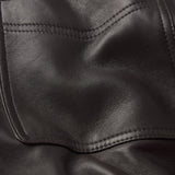 FRAME - The Leather Scout Short -- Truffle