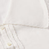 FRAME - The Scallop Sailor Blouse -- White