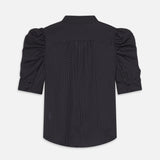 FRAME - The Gillian Top -- Navy Multi