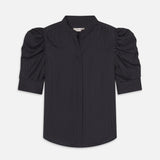 FRAME - The Gillian Top -- Navy Multi