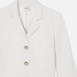 FRAME - The Linen Smart Blazer -- White