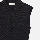 FRAME - The Silk Day Dress -- Navy Multi