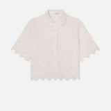 FRAME - The Deco Eyelet Top
