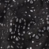FRAME - The Deco Eyelet Top -- Black