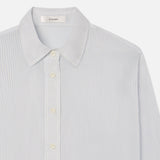 FRAME - The Curved Hem Shirt -- Light Chambray Multi