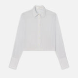 FRAME - The Curved Hem Shirt -- Light Chambray Multi