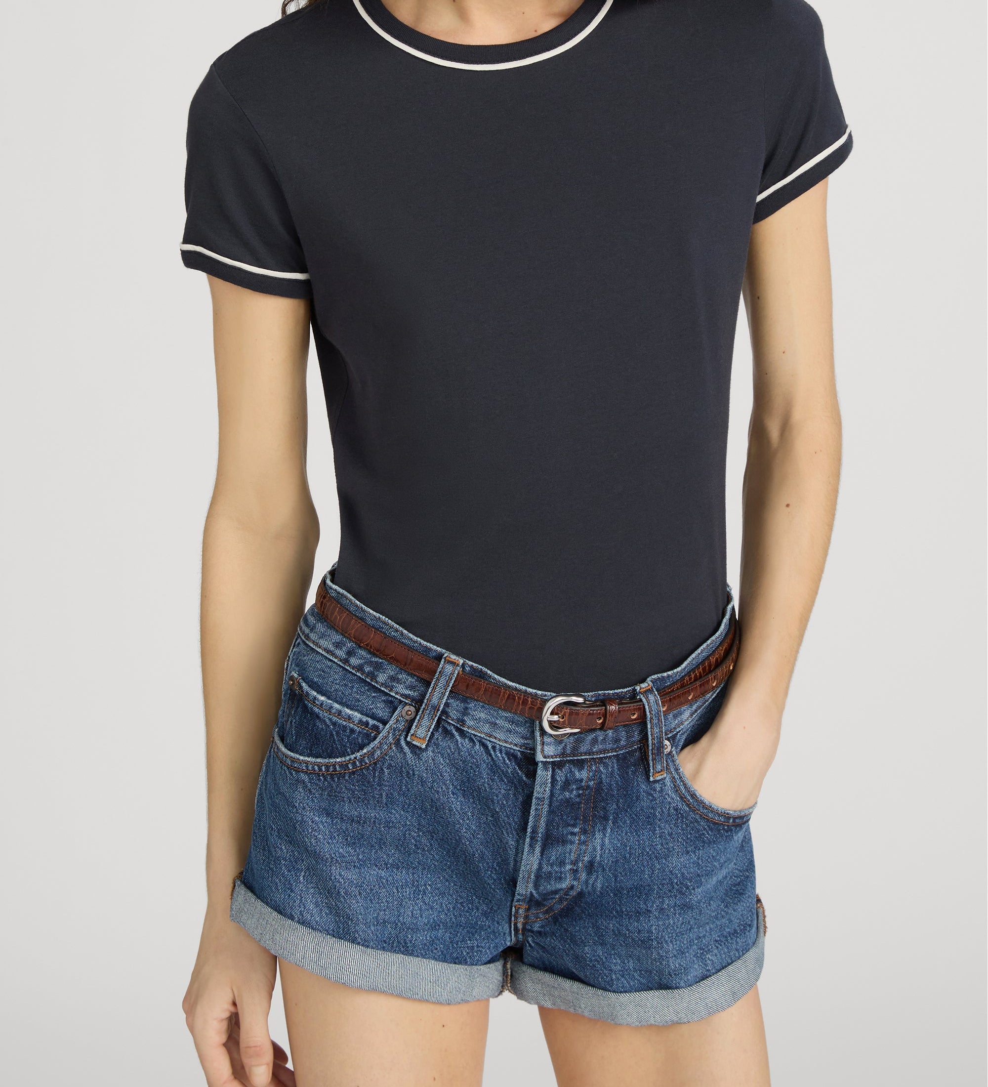 FRAME - The Ringer Baby Tee
