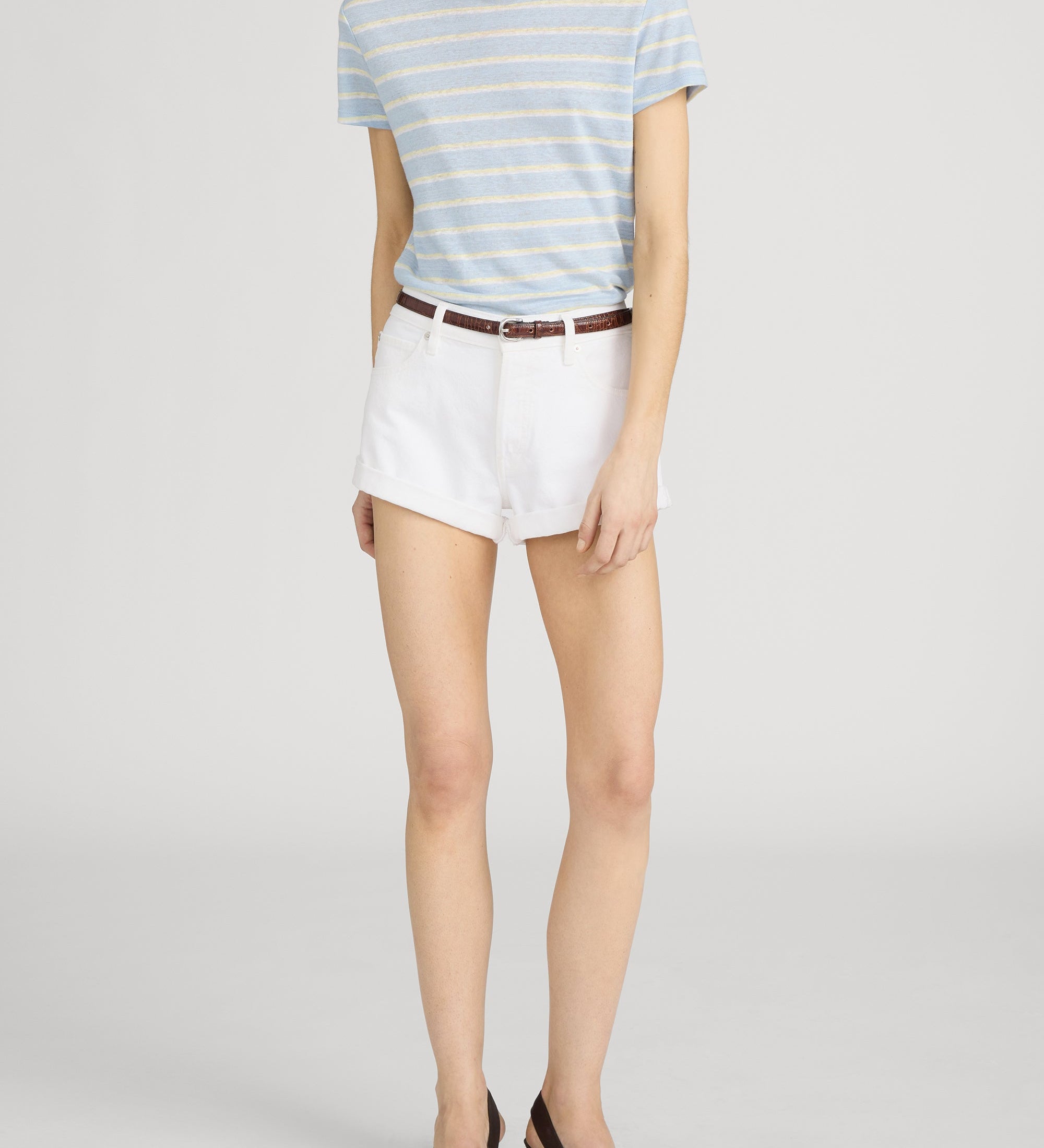 FRAME - The Linen Baby Tee