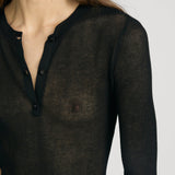 FRAME - The Henley Rib Tee