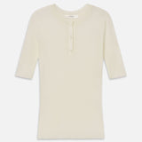 FRAME - Teh Henley Rib Tee