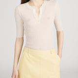FRAME - The Henley Rib Tee