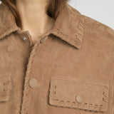 FRAME - The Suede Bubble Jacket
