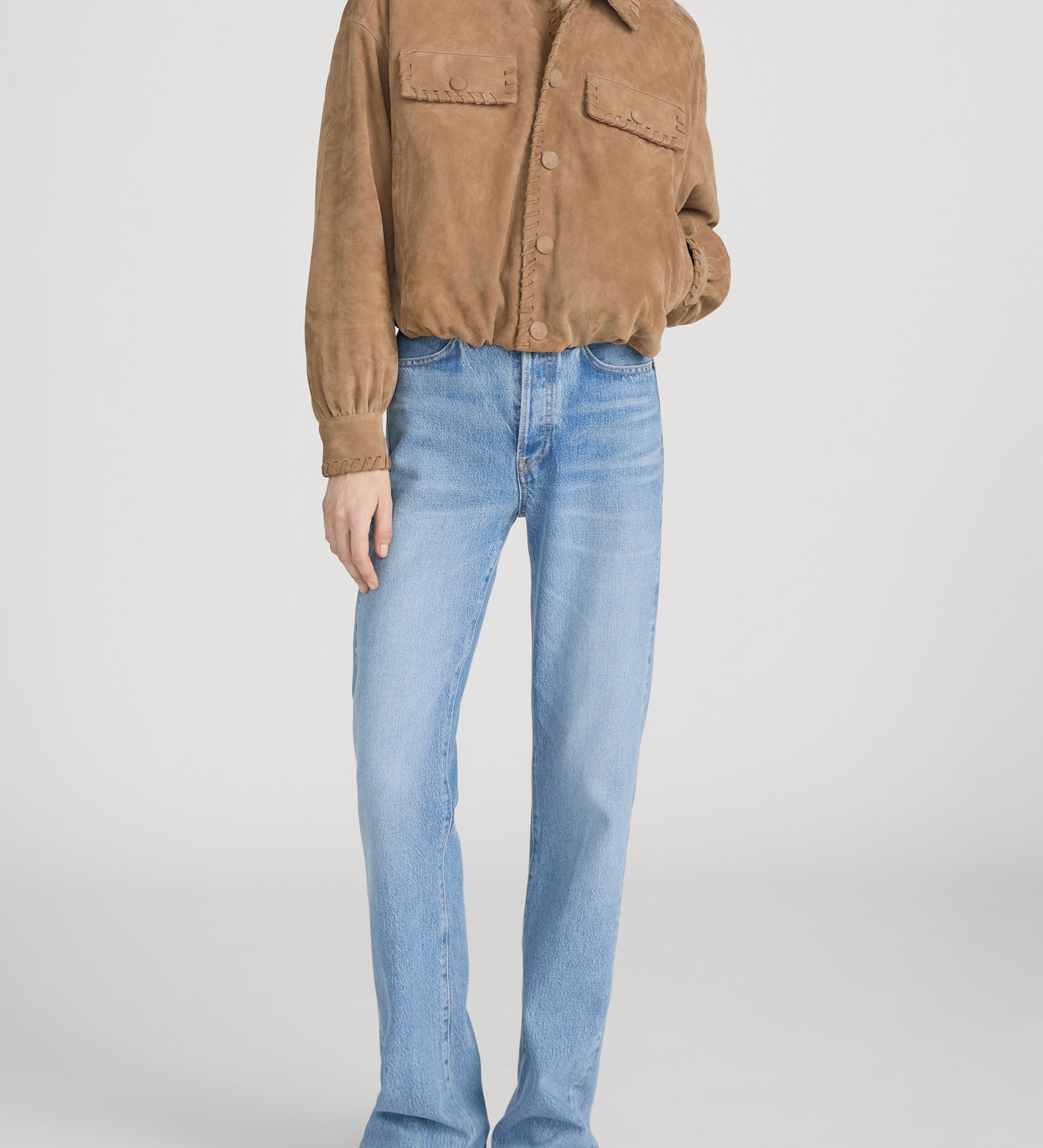 FRAME - The Suede Bubble Jacket