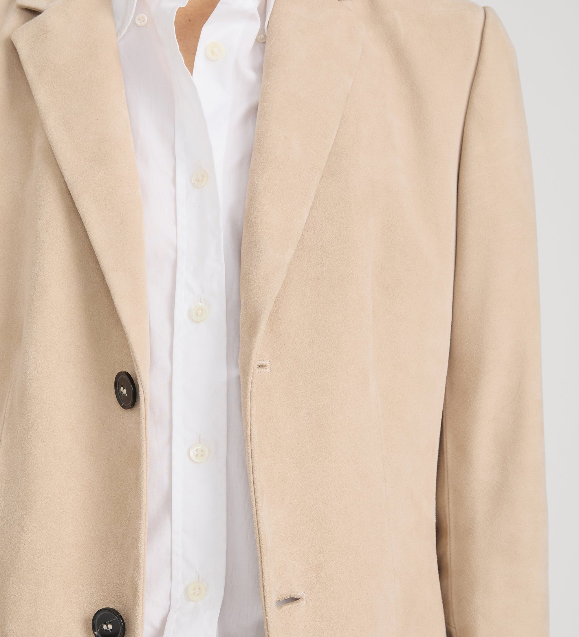 FRAME - The Sleek Suede Coat