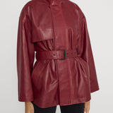 FRAME - The Alexandra Leather Trench