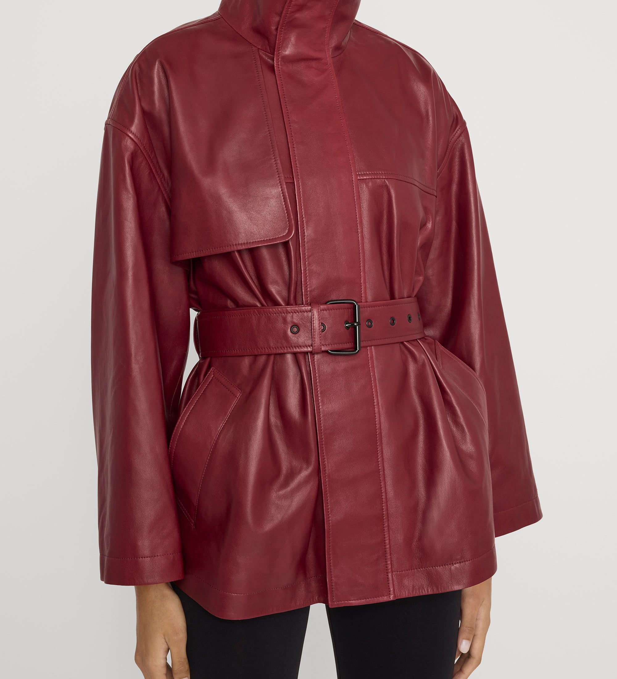 FRAME - The Alexandra Leather Trench