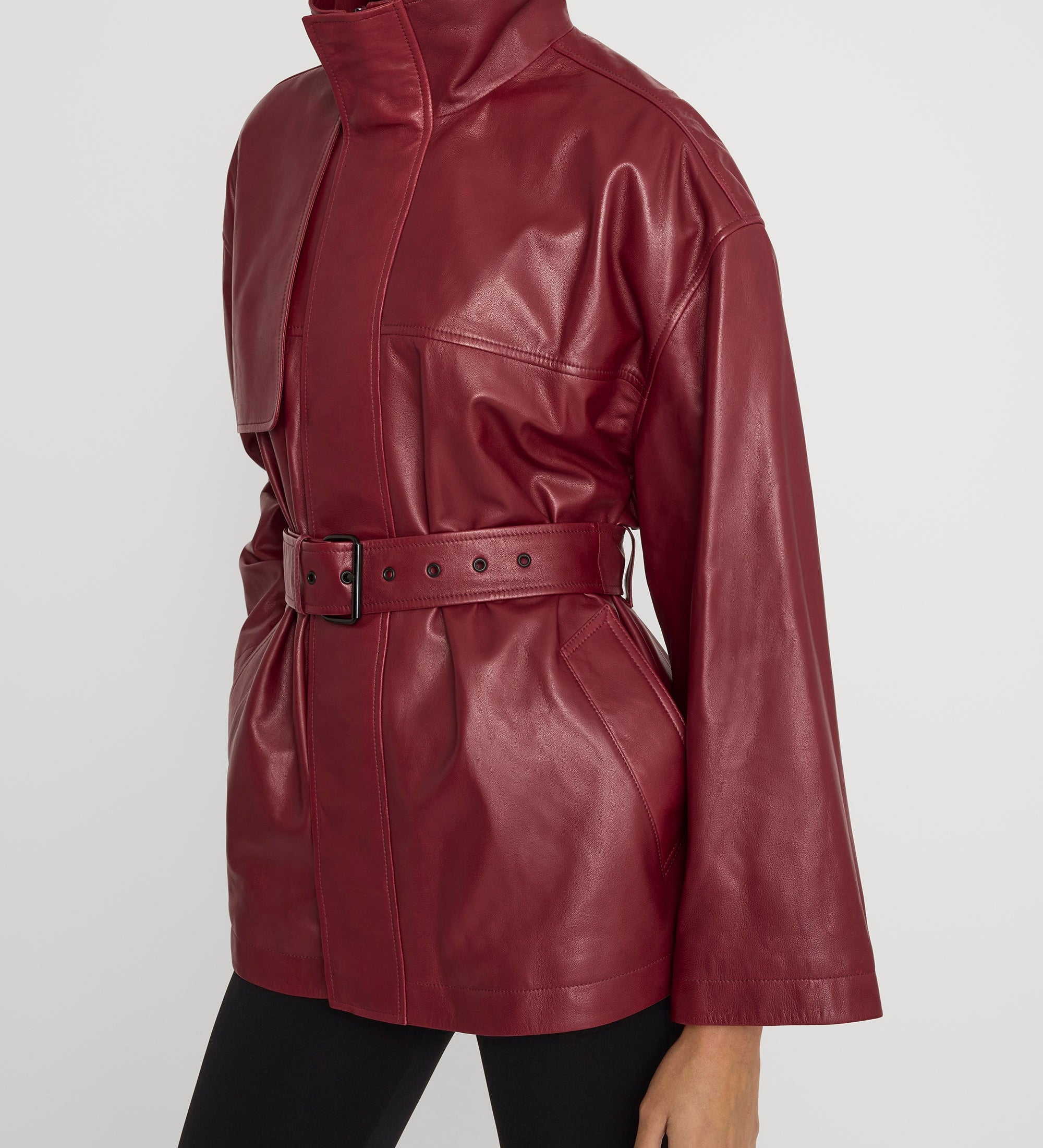 FRAME - The Alexandra Leather Trench