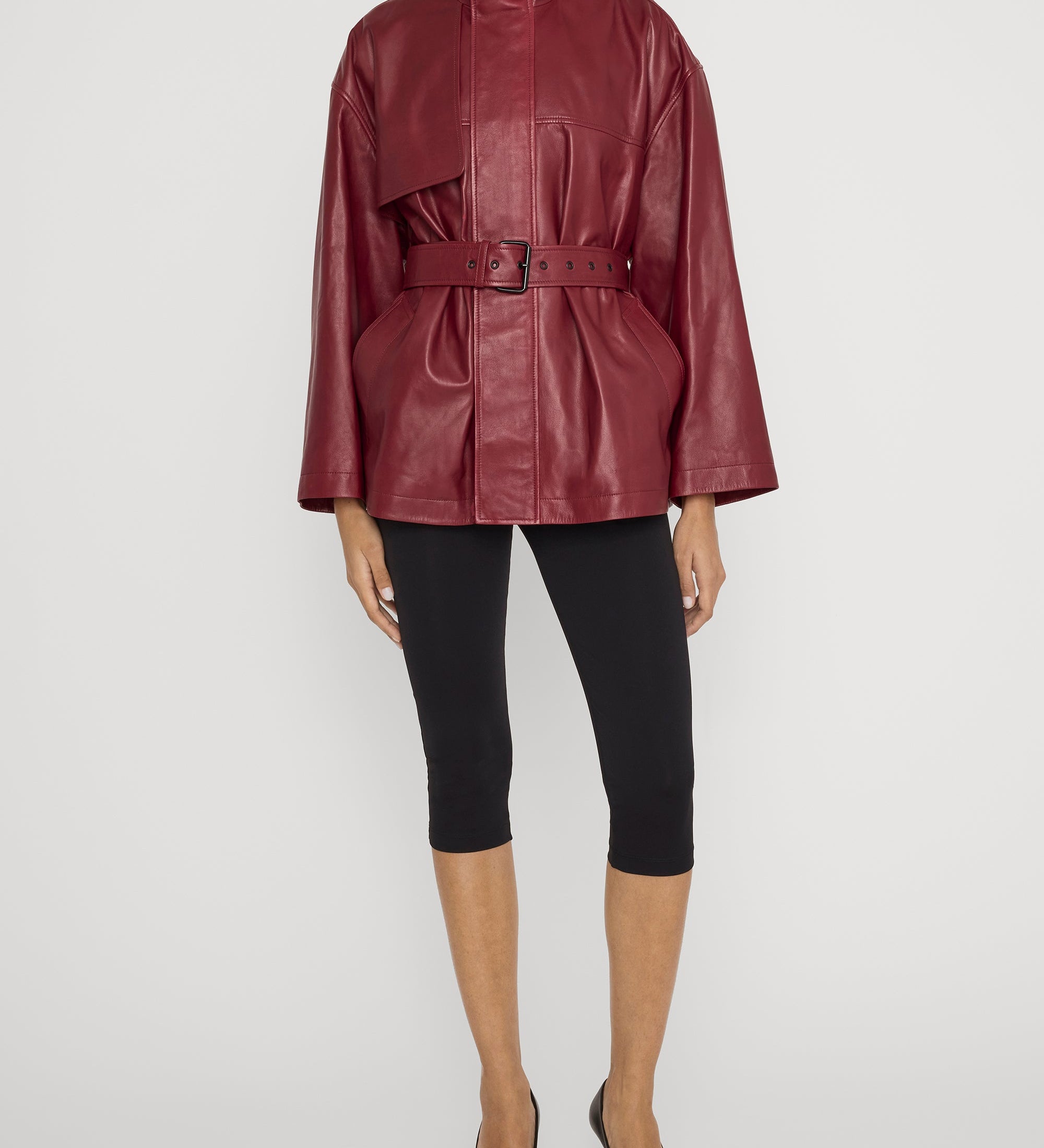 FRAME - The Alexandra Leather Trench