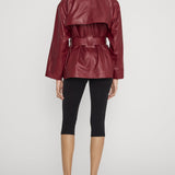 FRAME - The Alexandra Leather Trench