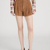 FRAME - The Suede Slant Short