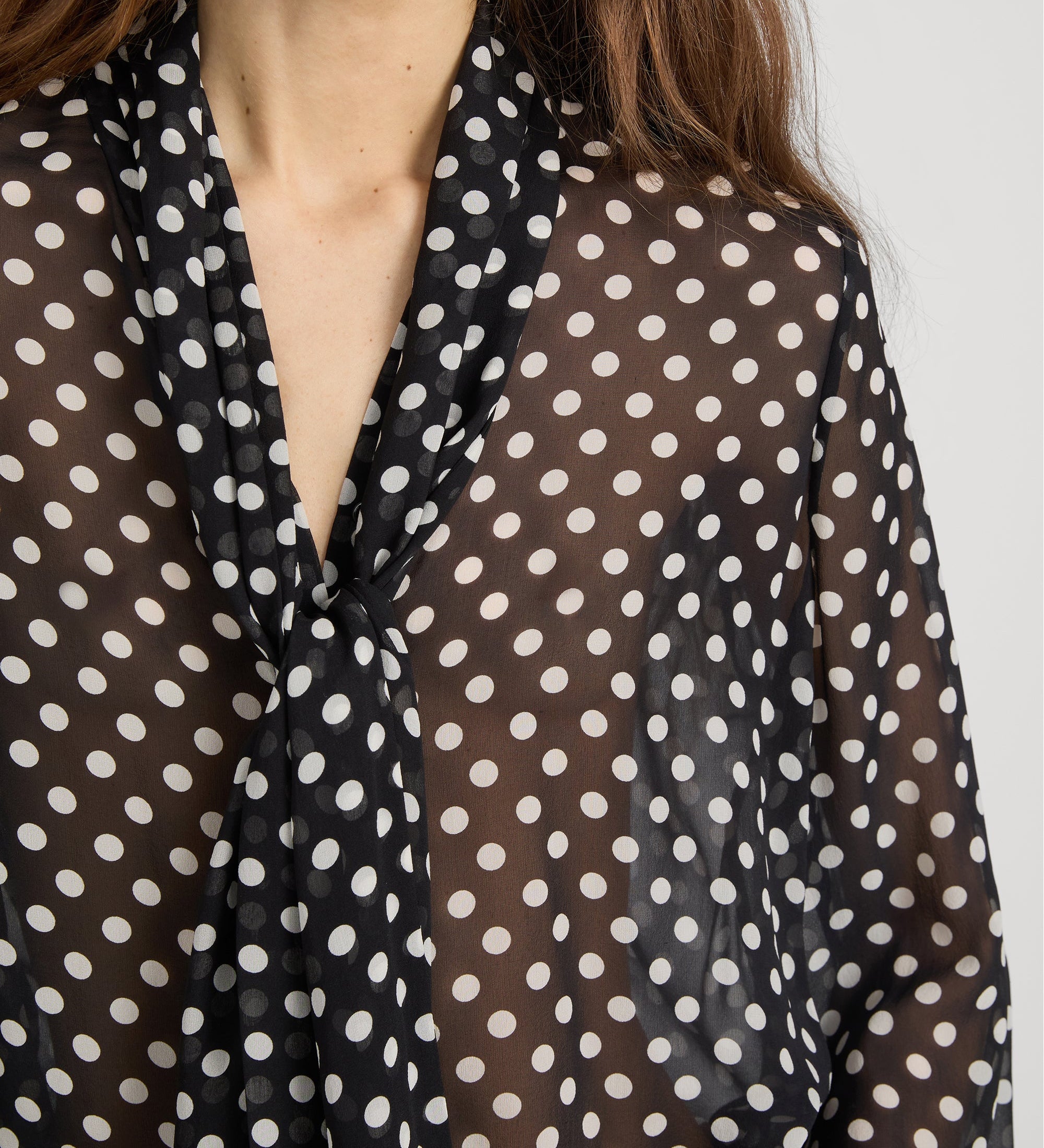 FRAME - The Polka Dot Nouvelle Blouse