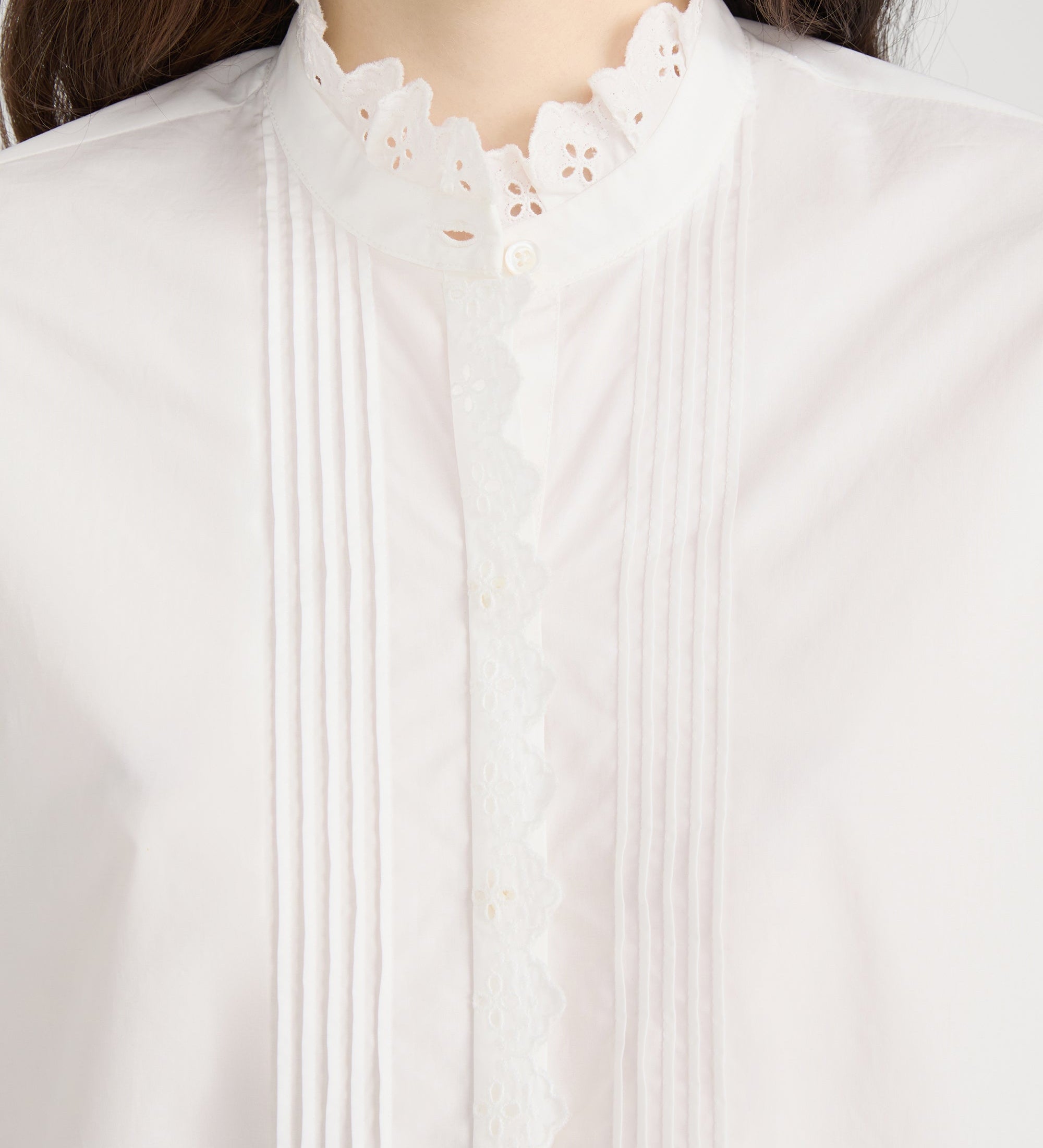 FRAME - The Keepsake Pintuck Blouse