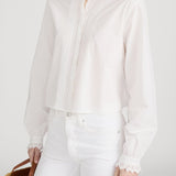FRAME - The Keepsake Pintuck Blouse