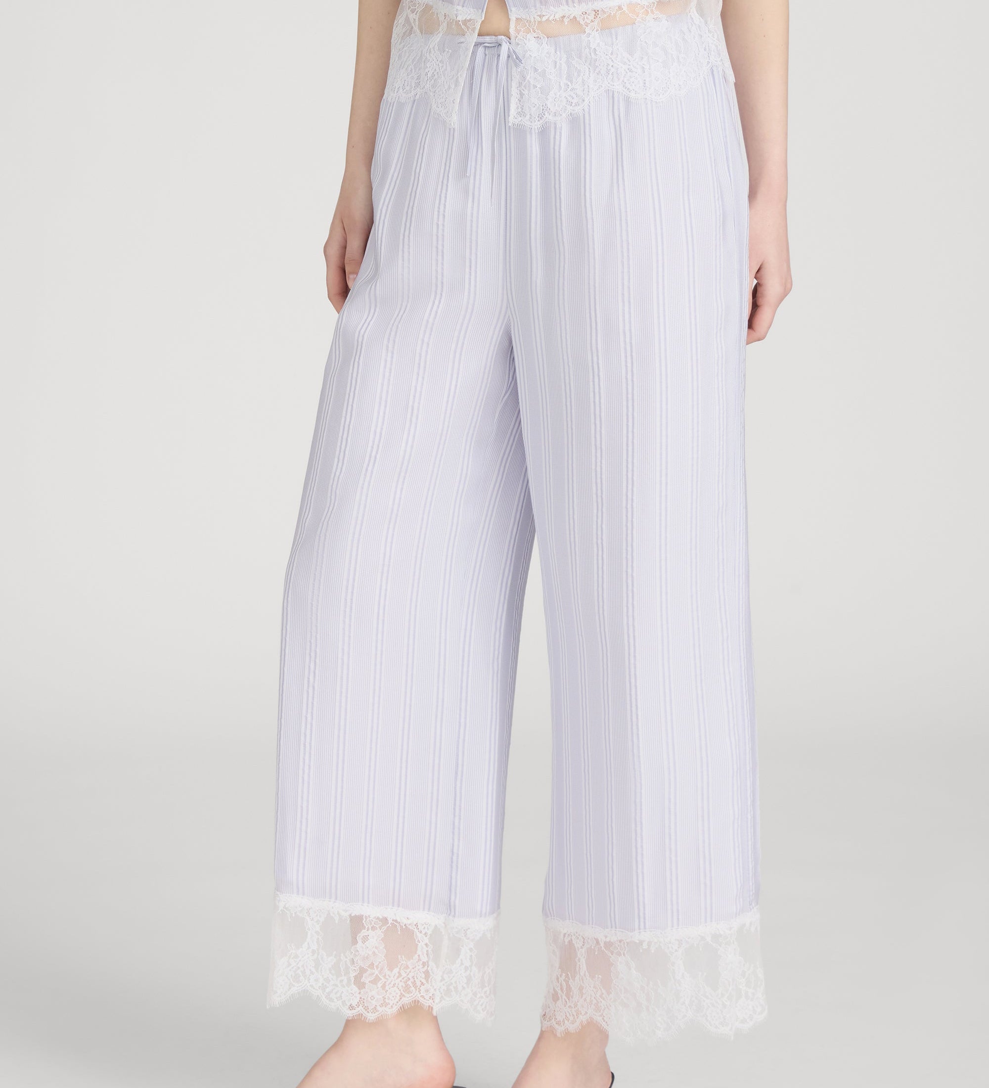 FRAME - The Stripe Lace Lounge Pant
